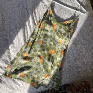 LIMITED EDITION Reformation Marlowe Dress in Lemon Print (Size L)